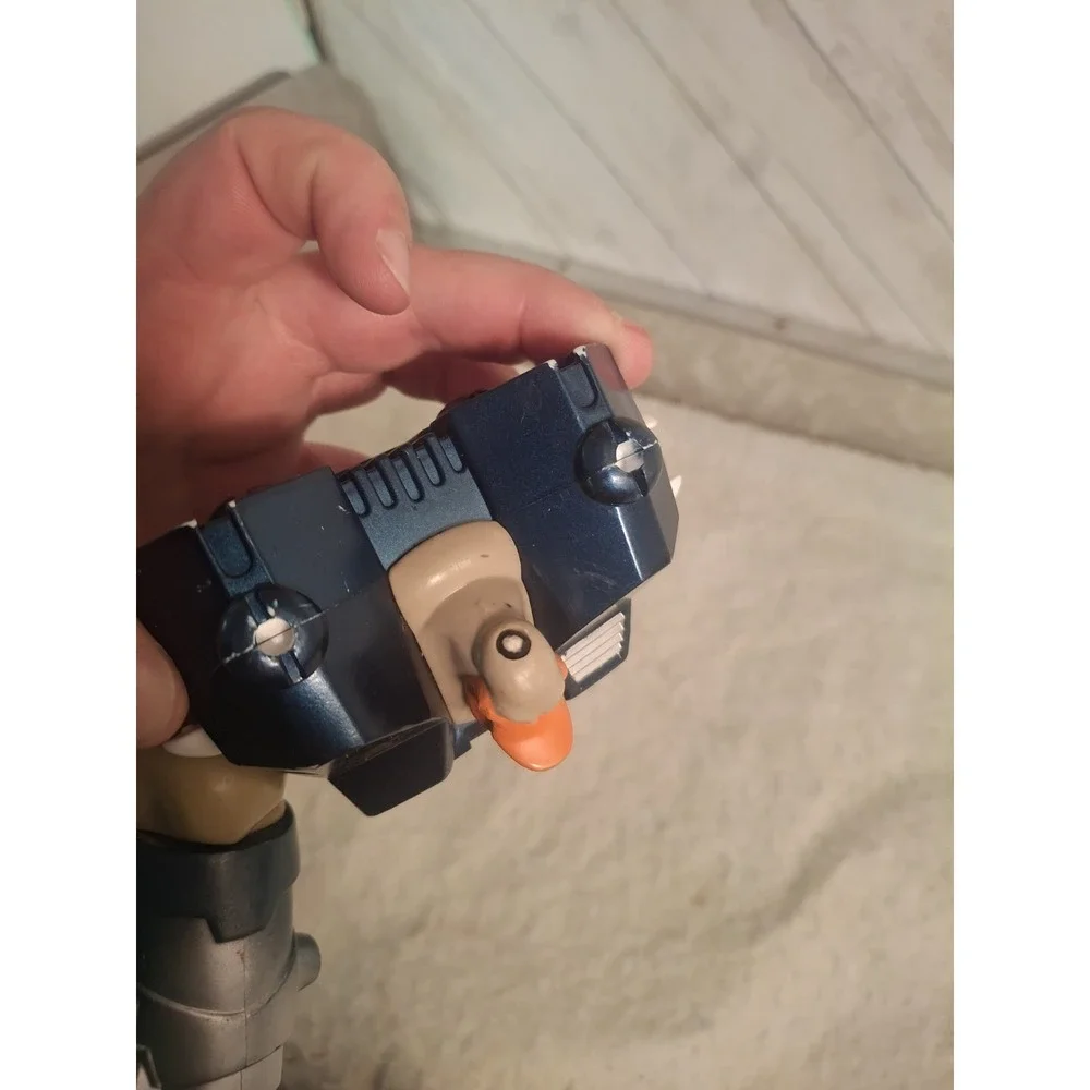Vintage 1996 Mighty Ducks Nitro Fist Grin Action Figure Toy Punching